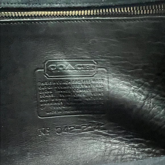 Coach Black Flap Leather Turnlock flap closureCrossbody Bag - Picture 9 of 12